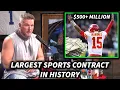 Pat McAfee Reacts To Pat Mahomes Getting PAID LARGEST SPORTS CONTRACT EVER