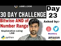Bitwise AND of Number Range