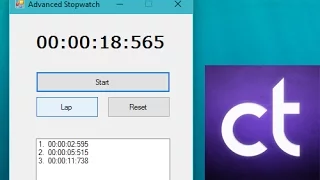 Visual Basic NET Tutorial - How to create an advanced stopwatch w Laps
