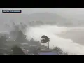 Lagu Storm surge in Garchitorena, Camarines Sur