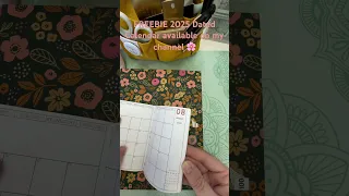 2025 DATED FREE YEARLY CALENDAR