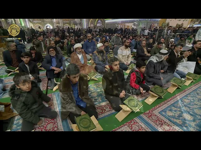 ⁣مشاركة فرقة الأنوار الإنشادية في المحفل القرآني الدولي في فعاليات أسبوع الولادة 1445 هـ