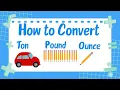 How to Convert Ounces to Pounds - Tons to Pounds