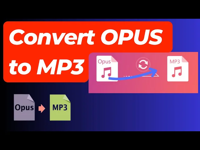 Download MP3 How to Convert OPUS to MP3 | Best OPUS to MP3 Converter