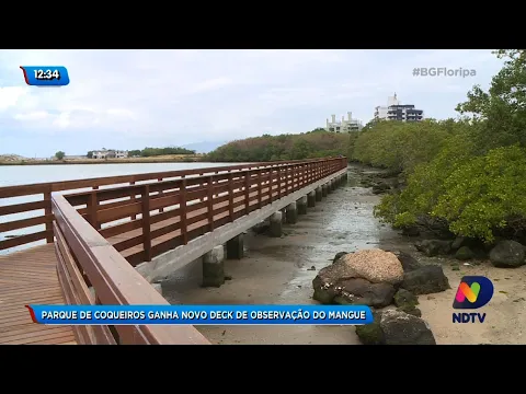 Parque de Coqueiros ganha novo deck de observação do mangue