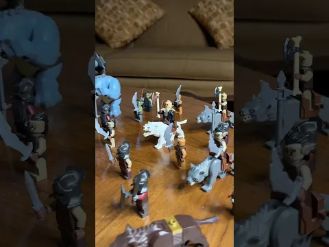 ¡Construí una batalla medieval entre orcos y hombres! ⚔️