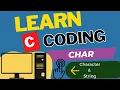 How To Use Char With C Programing Basic Programming Tutorials