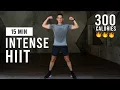 Download Lagu 15 Min Intense HIIT Workout For Fat Burn \u0026 Cardio (No Equipment, No Repeats)