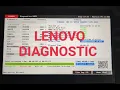 Lenovo Thinkpad Diagnostic Process