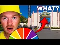 MYSTERY WHEEL Decides Which THEME PARK I Visit - Day 4