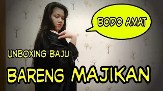 buka baju nekad banget di depan majikan unboxing baju baru 