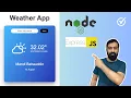 Develop Weather App using Node and Express