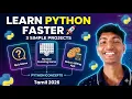 Learn Python Faster by Building 3 Simple Projects in Tamil 2026 Beginner Guide Mr JR