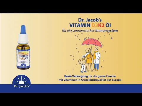 Dr. Jacob's Vitamin D3K2 Öl 20 ml