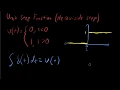 Unit Step Heaviside Step Function