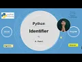Identifiers in python Python programming tutorial for beginners in Hindi Tokens