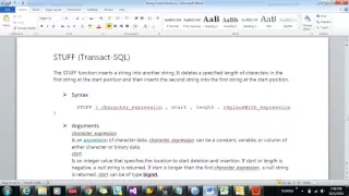 String Functions in SQL Server part-V SPACE STR STUFF SUBSTRING functions in SQL