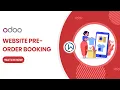 Odoo Pre Order App Website Advance Booking