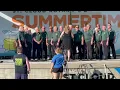 Cold Spring Maennerchor Sing Star Spangled Banner at Summertime by George Festival July 26 2023