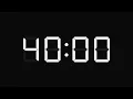 40 Minute Timer with Alarm - 2400 Second Countdown