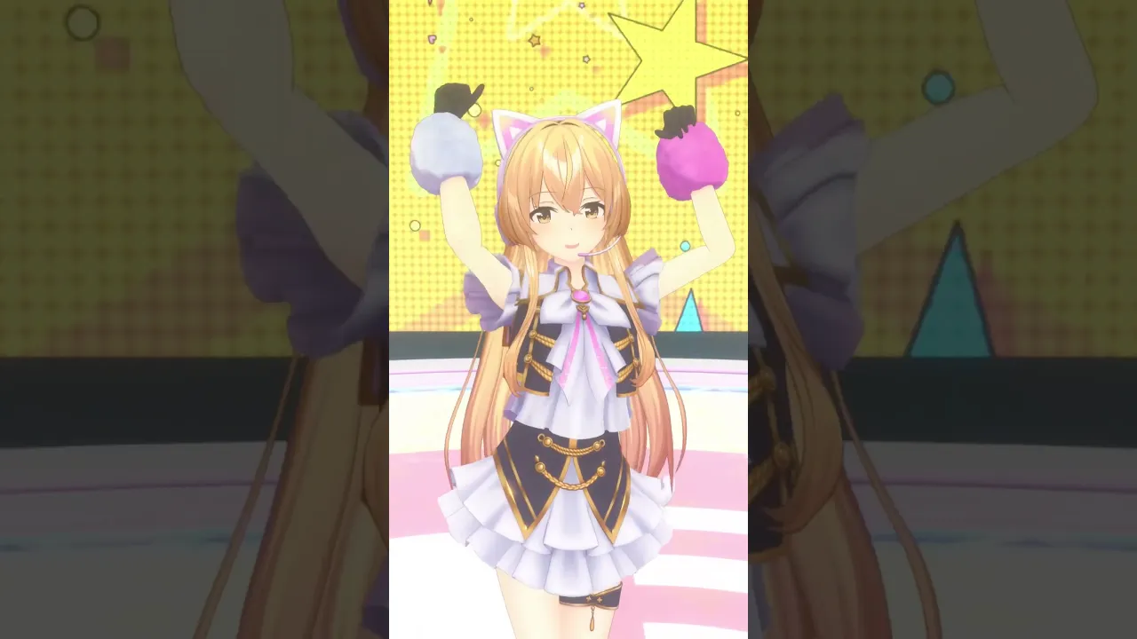 にゃおにゃおねこ😸 踊ったよ🎶 【にじさんじ/家長むぎ】 #vtuber #踊ってみた #ネコガネコロンダー