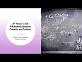 AP physics 1 Unit 4 Momentum - Equation Concepts and Problems
