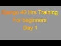 Python Django 40 Hrs Project Training