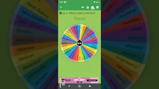 Wheel of Names Ep 4 Which U S State is the best state
