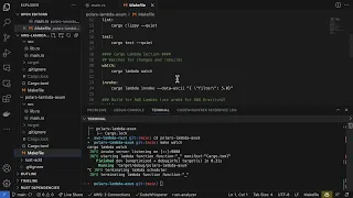 Build and Invoke Serverless Rust Web Services via AWS Lambda URLs