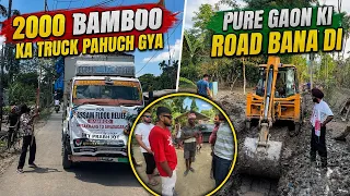 2000 Bamboo ka truck phuch gya | JCB se puri Road clear karwa di | kuch bhi asan nhi lag raha