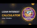 Loan Interest Calculator using PictoBlox Python coding Activity Day 01