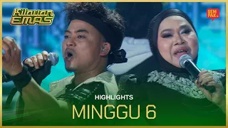  highlights penuh minggu suku akhir siapa yang mara kilauan emas 2025 minggu 6