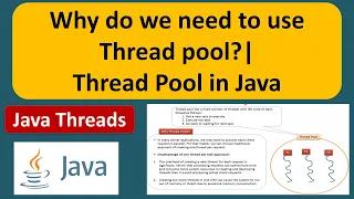 Why do we need to use Thread pool Thread pool in Java Java Threads