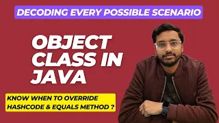 Object Class Methods in Java Learn when to override hashCode equals method in Java