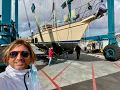 Island Packet 485 of Haul out Hull Design Inspection review by Ian Van Tuyl