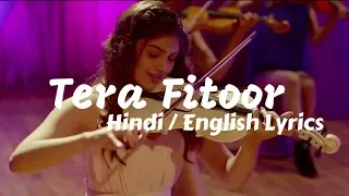 tera fitoor lyrics with english translation arijit singh u0026 himesh reshmiya