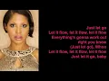 Let It Flow by Toni Braxton (Lyrics)