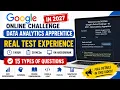 Google Data Analytics Apprentice 2027 Test Experience 30 MCQs HackerRank Question Types