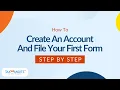 Creating An Account Starting Your First Form In TaxBandits
