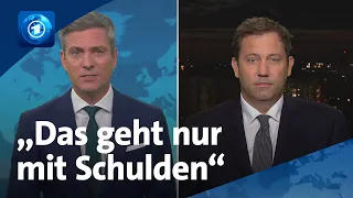 Haushalt 2027: Klingbeil plant hohe Schulden und hält an Sozialreformen fest | tagesthemen-Interview