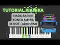 Download Lagu 🎹 Tutorial Pianika Nada Telolet Basuri KONCO MESRA 36 NOT MODUL AZKDUINO Versi Pianika \u0026 Keyboard