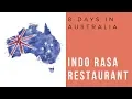 8 Days In Australia Indo Rasa Restaurant Indonesian Restaurant Reviewwa Series Day2