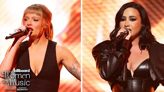 Luísa Sonza Performs “Chico” \u0026 “Penhasco2” With Demi Lovato | Billboard Women In Music 2024