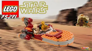 Le Landspeeder de Luke Skywalker LEGO Star Wars 75271 Le Test en français