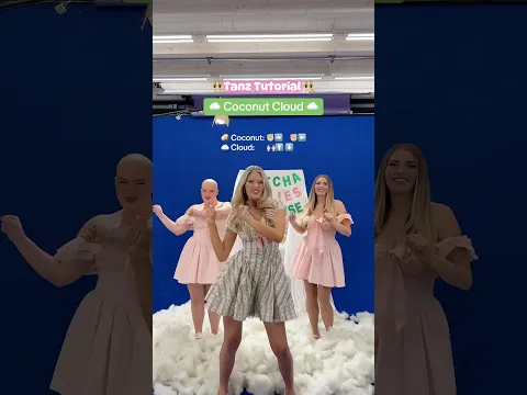 Tanz Tutorial zu Coconut Cloud 😍🥥☁️ Girlies 👯‍♀️ @p@paulaplsiPau@PaulaWolfOfficialOCONUTCLOUD