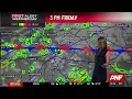 First Alert Forecast Widespread rain and storms are expected through the day Friday