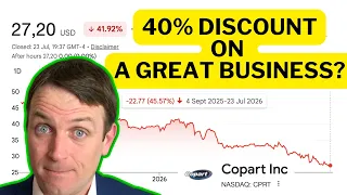 CPRT Copart Stock - Stock Crash Makes it a Better Buy