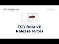FSD Beta v11 Release Notes