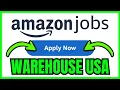 How To APPLY TO JOBS For Amazon Warehouse In USA QUICK EASY 2026