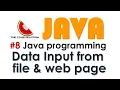 Java 8 Java Scanner Part2 How to input from a text file and a web page
